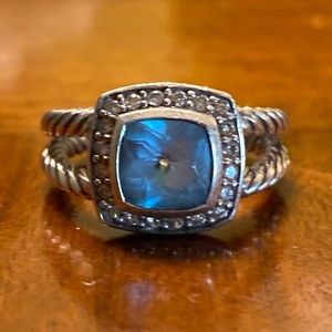 David Yurman Petite Albion Ring with Diamonds